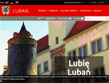 Tablet Screenshot of miastoluban.pl